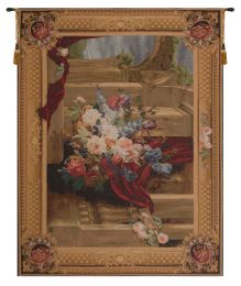 Bouquet Et Architecture Horizontal French Tapestry (Size: 58 x 78)