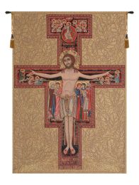 Crucifix of St. Damian Italian Tapestry (Size: 35 x 25)