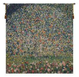 Apple Tree Klimt Belgian Tapestry Wall Art (Size: 39 x 38)