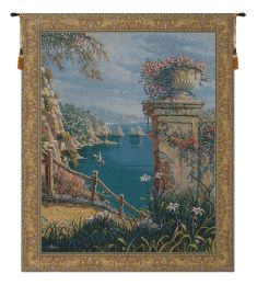 Capri Vista Belgian Tapestry Wall Art (Size: 64 x 52)