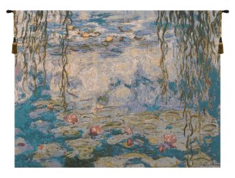 Water Lilies Les Nympheas European Tapestry (Size: 27 x 35)