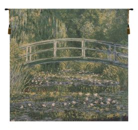 Bridge At Giverny by Monet European Tapestry (Size: 39 x 39)