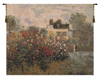 The House Of Claude Monet European Tapestry (Size: 28 x 35)