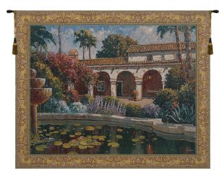 Mission Reflection Belgian Tapestry Wall Art (Size: 51 x 64)