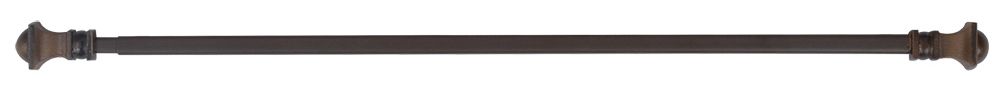 Antique Bronze Square Roman Rod (Close To Wall) Tapestry Rod (Size: 15 x 28 (WitPurchase of Tapestry))