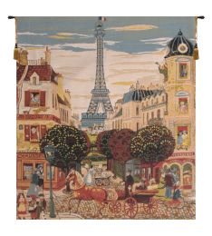 Eiffel Naif European Tapestry (Size: 26 x 19)