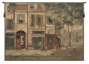 Rue De Paris European Tapestry (Size: 39 x 55)