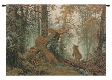 Morning in Pinewood Italian Tapestry (Size: 48 x 63)