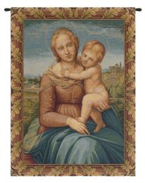 Cowper Madonna by Raphael Italian Tapestry (Size: 24 x 20)