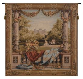 Chateau Bellevue French Tapestry (Size: 58 x 78)