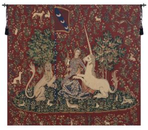 Lady and the Mirror Tapestry Wholesale (Size: 33 x 38)