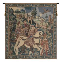 Falcon Hunt Tapestry Wholesale (Size: 37 x 33)