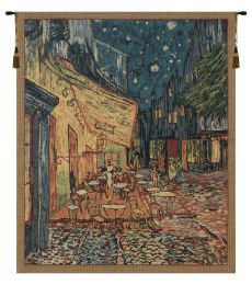 Van Gogh's Terrace  Tapestry Wholesale (Size: 40 x 33)