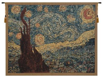 Van Gogh's Starry Night Tapestry Wholesale (Size: 33 x 40)