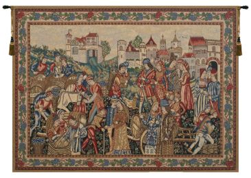 Wine Merchants Tapestry Wholesale (Size: 44 x 69)