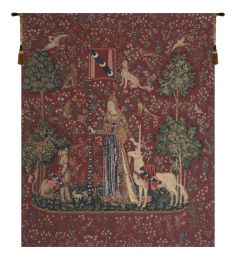 Touch, Lady and Unicorn Tapestry Wholesale (Size: 69 x 62)