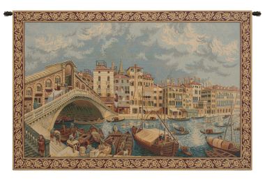 Ponte di Rialto Italian Tapestry (Size: 12 x 19)