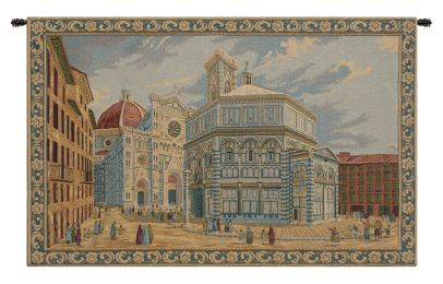 Duomo e Battistero Firenze Italian Tapestry (Size: 12 x 19)