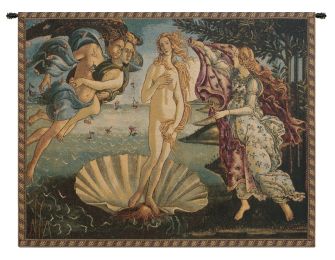 Nascita di Venere by Sandro Botticelli Italian Tapestry (Size: 13 x 20)