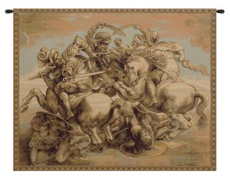 The Battle of Anghiari Italian Tapestry (Size: 20 x 25)