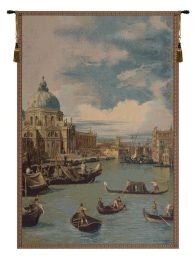 Saint Mary of Health and the Grand Canal Vertical Italian Tapestry (Size: 54 x 38)