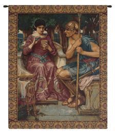 Giason and Medea Italian Tapestry (Size: 34 x 24)