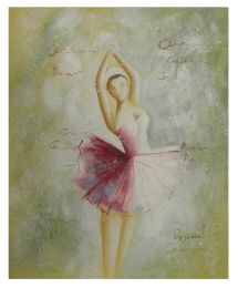 Ballerina I Canvas Wall Art (Size: 36 x 24 (Stretched))