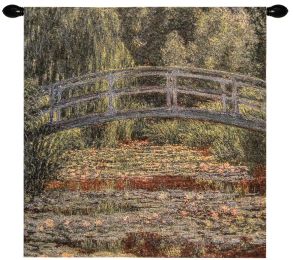 Giverny Bridge Tapestry Wall Art (Size: 54 x 52)