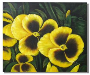 Yellow Peony Oil Painting (Size: 20 x 24 (Stretched))