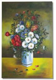 Bountiful Bouquet Oil Painting (Size: 24 x 20 (Stretched))